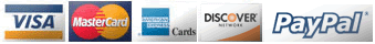 Indy Party Rentals, now accepts Visa, MasterCard, Discover, American Express (AMEX), and Paypal